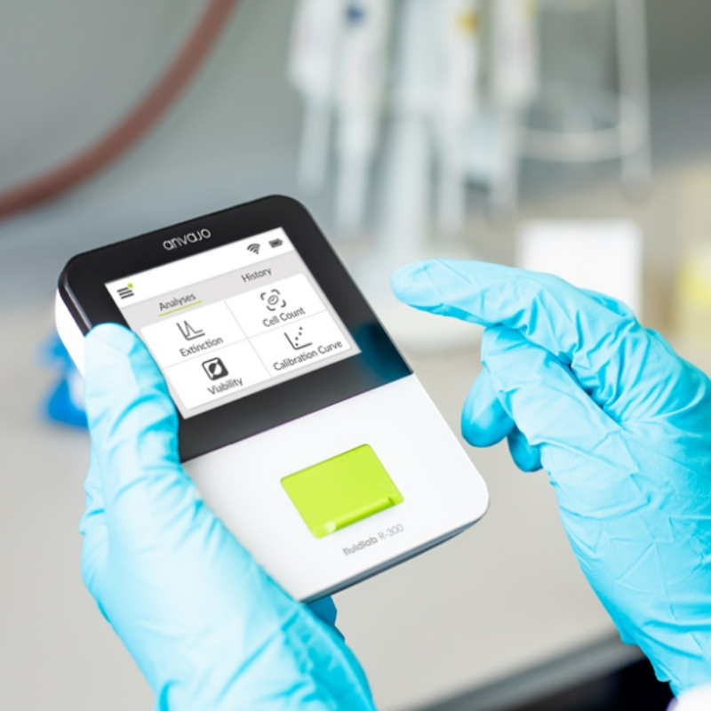 endustriyellab-molekuler-biyoloji Anvajo fluidlab R-300 Hücre Sayım + Spektrofotometre Cihazı - Görsel 1