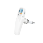 Testo 205 pH metre ile süt pH ölçümü, peynir pH ölçümü ve et gıda pH ölçümü yapın. pH+sıcaklık ölçümü, otomatik kompanzasyon, IP65 ve değiştirilebilir uç.